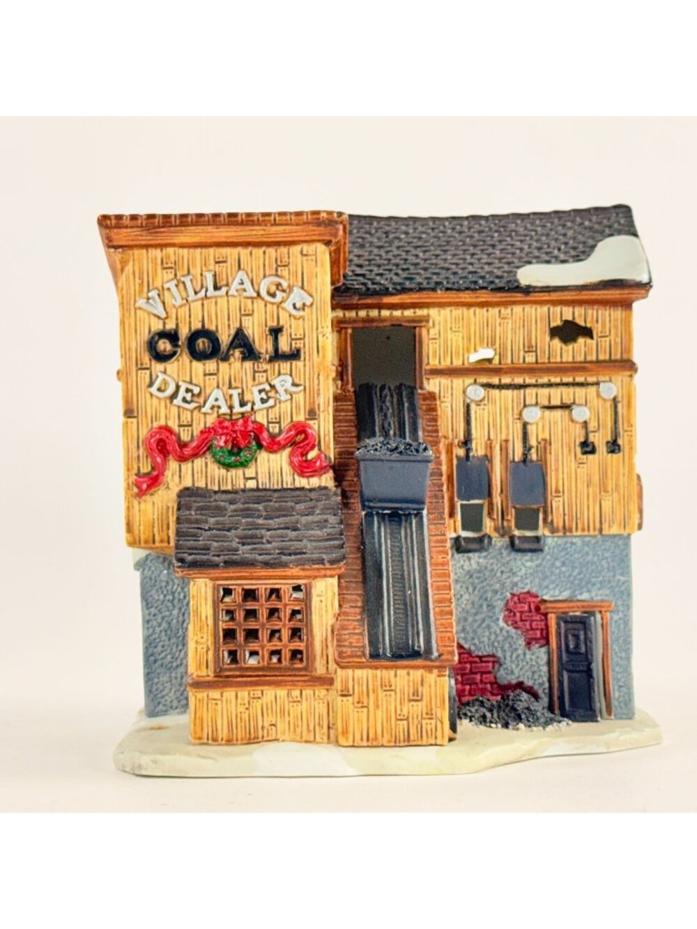 Vintage 2000 Lemax Caddington Village Coal Dealer Shop Christmas Decor No Lights